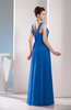 Cute A-line Chiffon Floor Length Ruching Bridesmaid Dresses