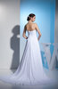Cinderella Church A-line Sweetheart Sleeveless Pleated Bridal Gowns