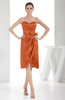 Elegant Sheath Sweetheart Zip up Silk Like Satin Bow Little Black Dresses