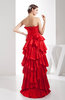 Elegant Sleeveless Zipper Taffeta Brush Train Evening Dresses