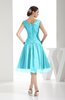 Modest A-line Sleeveless Zip up Chiffon Bridesmaid Dresses