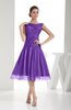 Modest A-line Sleeveless Zip up Chiffon Bridesmaid Dresses