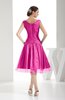 Modest A-line Sleeveless Zip up Chiffon Bridesmaid Dresses