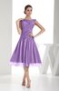 Modest A-line Sleeveless Zip up Chiffon Bridesmaid Dresses
