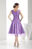 Modest A-line Sleeveless Zip up Chiffon Bridesmaid Dresses