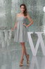 Plain A-line Sweetheart Sleeveless Backless Knee Length Bridesmaid Dresses