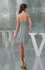 Plain A-line Sweetheart Sleeveless Backless Knee Length Bridesmaid Dresses