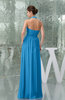 Plain A-line Halter Sleeveless Backless Chiffon Evening Dresses