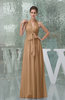 Plain A-line Halter Sleeveless Backless Chiffon Evening Dresses