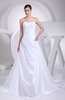 Glamorous Garden Sleeveless Zip up Taffeta Court Train Paillette Bridal Gowns