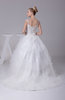 Fairytale Church Ball Gown Wide Square Zip up Bridal Gowns