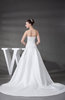 Gorgeous Hall A-line Sleeveless Backless Chapel Train Rhinestone Bridal Gowns