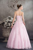 Glamorous Hall Sleeveless Lace up Floor Length Embroidery Bridal Gowns