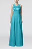Glamorous Halter Sleeveless Backless Floor Length Bridesmaid Dresses