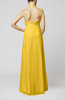 Glamorous Halter Sleeveless Backless Floor Length Bridesmaid Dresses