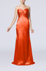 Sexy Trumpet Sweetheart Sleeveless Sweep Train Bridesmaid Dresses