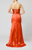 Sexy Trumpet Sweetheart Sleeveless Sweep Train Bridesmaid Dresses