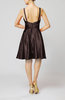 Elegant A-line Thick Straps Zipper Elastic Woven Satin Bridesmaid Dresses