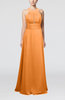 Informal A-line Sleeveless Zip up Chiffon Homecoming Dresses