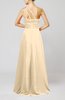 Cute A-line Asymmetric Neckline Sleeveless Chiffon Pleated Bridesmaid Dresses