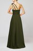 Cute A-line Asymmetric Neckline Sleeveless Chiffon Pleated Bridesmaid Dresses