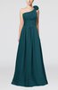 Cute A-line Asymmetric Neckline Sleeveless Chiffon Pleated Bridesmaid Dresses