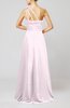 Cute A-line Asymmetric Neckline Sleeveless Chiffon Pleated Bridesmaid Dresses