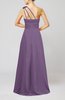 Cute A-line Asymmetric Neckline Sleeveless Chiffon Pleated Bridesmaid Dresses