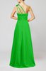 Cute A-line Asymmetric Neckline Sleeveless Chiffon Pleated Bridesmaid Dresses
