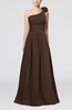 Cute A-line Asymmetric Neckline Sleeveless Chiffon Pleated Bridesmaid Dresses