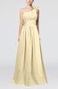 Cute A-line Asymmetric Neckline Sleeveless Chiffon Pleated Bridesmaid Dresses