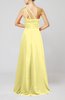 Cute A-line Asymmetric Neckline Sleeveless Chiffon Pleated Bridesmaid Dresses