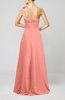 Cute A-line Asymmetric Neckline Sleeveless Chiffon Pleated Bridesmaid Dresses