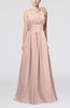 Cute A-line Asymmetric Neckline Sleeveless Chiffon Pleated Bridesmaid Dresses