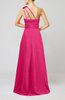 Cute A-line Asymmetric Neckline Sleeveless Chiffon Pleated Bridesmaid Dresses