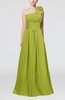 Cute A-line Asymmetric Neckline Sleeveless Chiffon Pleated Bridesmaid Dresses
