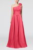 Cute A-line Asymmetric Neckline Sleeveless Chiffon Pleated Bridesmaid Dresses