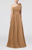 Cute A-line Asymmetric Neckline Sleeveless Chiffon Pleated Bridesmaid Dresses