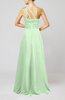 Cute A-line Asymmetric Neckline Sleeveless Chiffon Pleated Bridesmaid Dresses