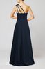 Cute A-line Asymmetric Neckline Sleeveless Chiffon Pleated Bridesmaid Dresses