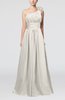 Cute A-line Asymmetric Neckline Sleeveless Chiffon Pleated Bridesmaid Dresses