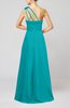 Cute A-line Asymmetric Neckline Sleeveless Chiffon Pleated Bridesmaid Dresses