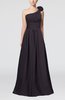 Cute A-line Asymmetric Neckline Sleeveless Chiffon Pleated Bridesmaid Dresses