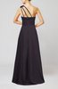 Cute A-line Asymmetric Neckline Sleeveless Chiffon Pleated Bridesmaid Dresses