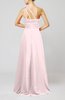 Cute A-line Asymmetric Neckline Sleeveless Chiffon Pleated Bridesmaid Dresses
