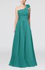 Cute A-line Asymmetric Neckline Sleeveless Chiffon Pleated Bridesmaid Dresses