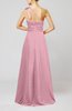 Cute A-line Asymmetric Neckline Sleeveless Chiffon Pleated Bridesmaid Dresses