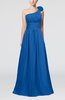 Cute A-line Asymmetric Neckline Sleeveless Chiffon Pleated Bridesmaid Dresses