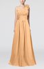 Cute A-line Asymmetric Neckline Sleeveless Chiffon Pleated Bridesmaid Dresses