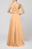 Cute A-line Asymmetric Neckline Sleeveless Chiffon Pleated Bridesmaid Dresses